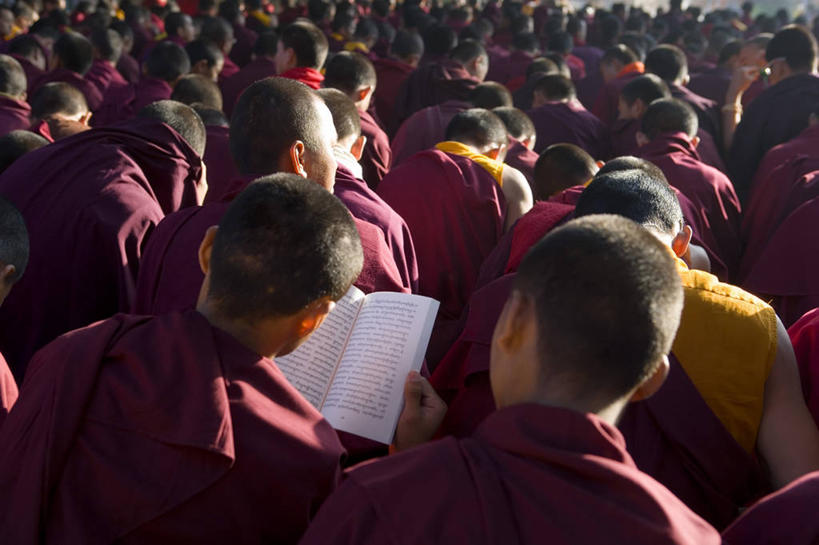 横图,印度,亚洲,摄影,比哈尔,印度次大陆,僧侣,彩图