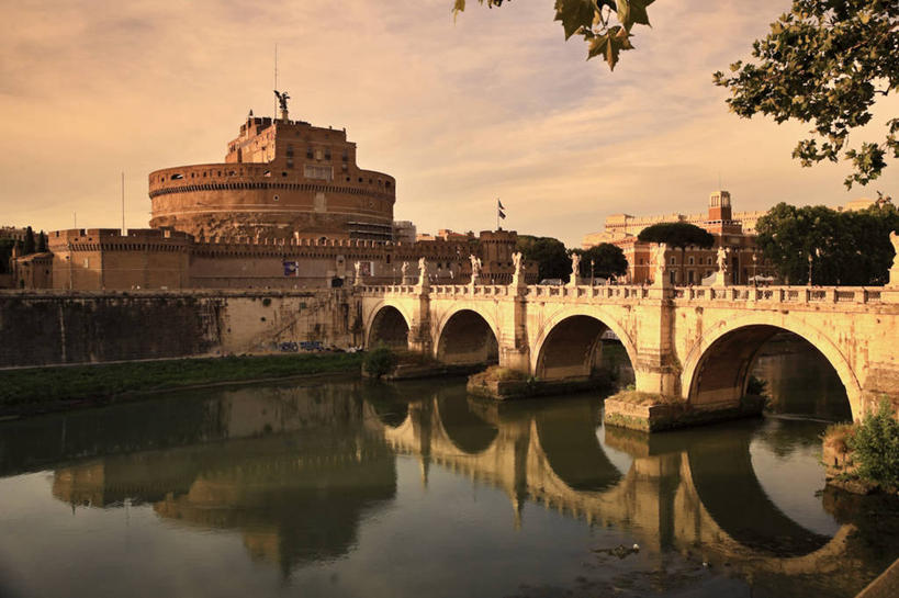 无人,横图,室外,城市,建筑,意大利,欧洲,首都,历史,摄影,西欧,地中海文化,南欧,意大利文化,巴洛克风格,梵蒂冈城,拉奇奥,梵蒂冈城国,台伯河,彩图,圣天使桥