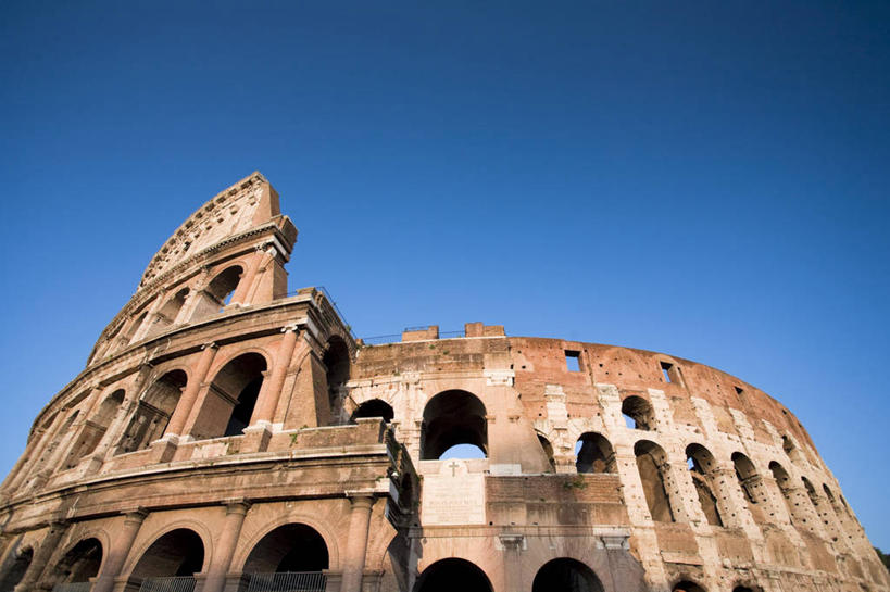 无人,横图,城市,意大利,欧洲,首都,历史,废墟,地标建筑,摄影,西欧,地中海文化,南欧,意大利文化,拉奇奥,罗马斗兽场,彩图