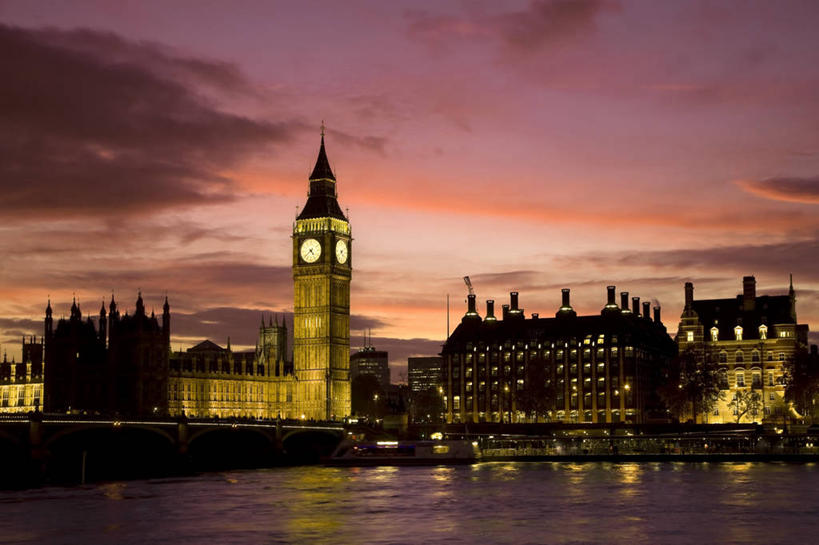 无人,横图,室外,夜晚,城市,英国,欧洲,首都,英格兰,钟塔,泰晤士河,黄昏,地标建筑,摄影,西欧,北欧,英国文化,威斯敏斯特桥,彩图