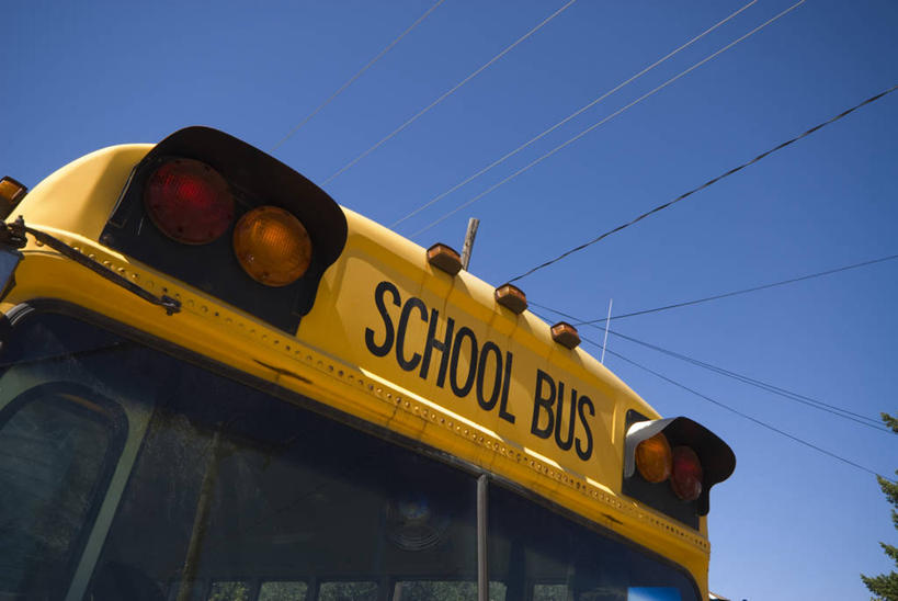 无人,横图,美国,巴士,黄色,摄影,北美,伊利诺斯州,斯普林菲尔德,66号公路,美国人,彩图