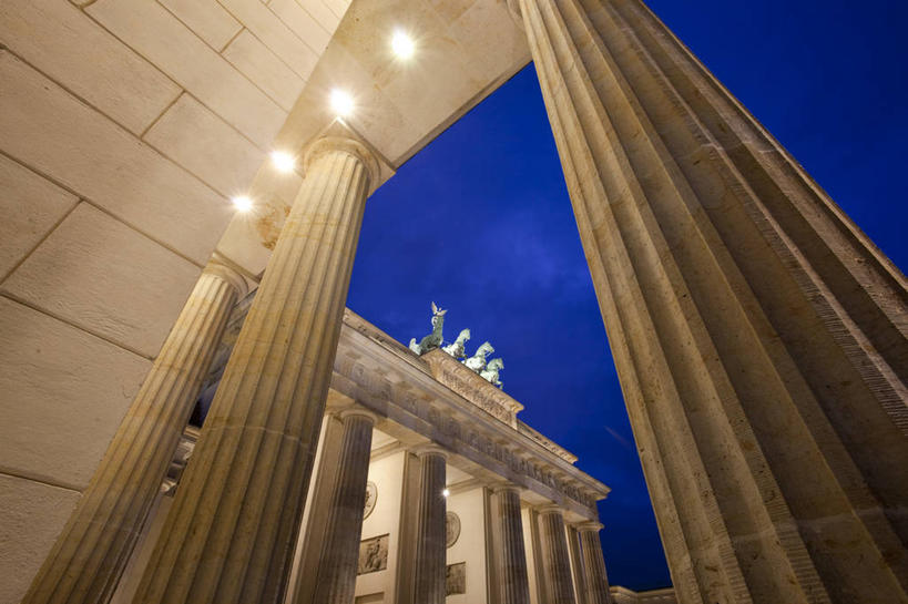 无人,横图,室外,夜晚,旅游,城市,德国,欧洲,首都,柏林,摄影,西欧,德国文化,勃兰登堡大门,彩图,旅行