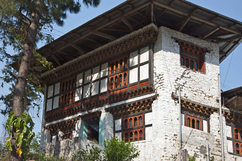 无人,横图,室外,白天,旅游,建筑,酒店,不丹,摄影,彩图,旅行