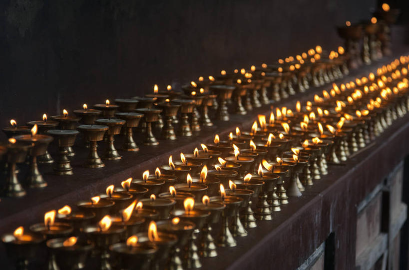 无人,横图,室内,白天,城市,蜡烛,不丹,亚洲,许多,火焰,首都,很多,灯,摄影,佛教,喜马拉雅山脉,廷布,印度次大陆,彩图