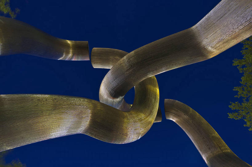 无人,横图,室外,夜晚,建筑,雕塑,德国,欧洲,首都,柏林,蓝色,黄昏,摄影,20世纪,蒂尔加藤公园,彩图