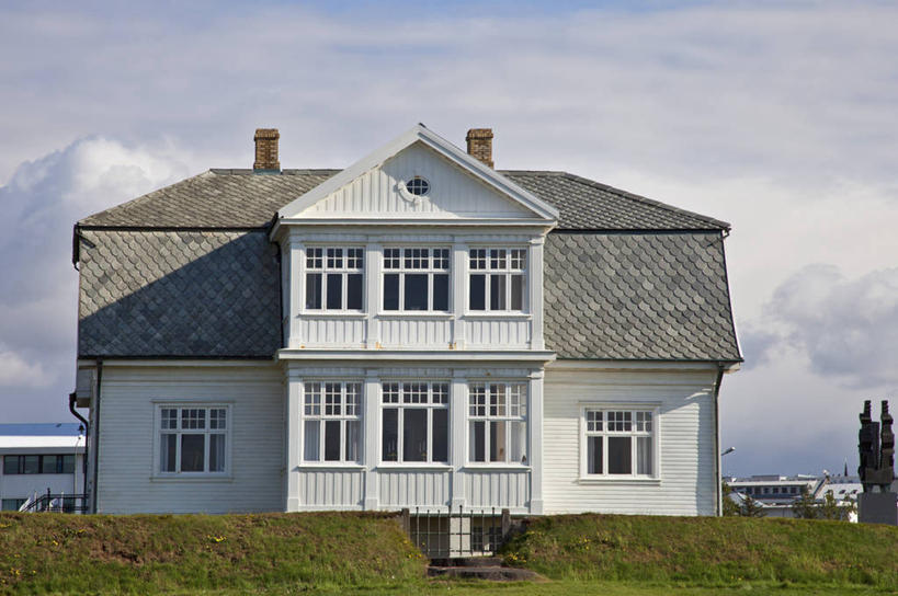 无人,横图,室外,白天,冰岛,木制,房屋,首都,摄影,雷克雅未克,彩图