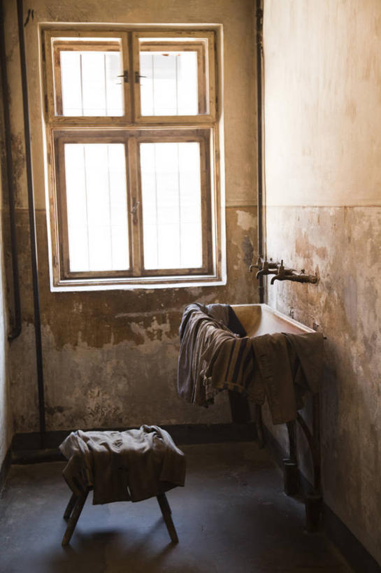 无人,博物馆,竖图,室内,白天,浴室,欧洲,波兰,摄影,死亡,第二次世界大战,公共厕所,集中营,奥斯维辛,克拉科夫,彩图,纳粹主义,大屠杀