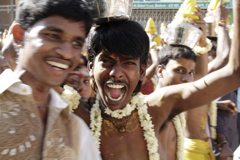 成年人,笑,横图,聚会,热情,印度,亚洲,庆祝,会议,聚餐,大喊,摄影,宗教,游行,典礼,群众,忠诚,印度文化,印度教,泰米尔纳德邦,跟随,马杜赖,男人,彩图,旅行,舞蹈