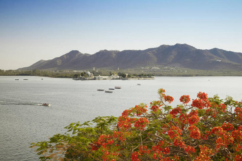 无人,横图,室外,白天,湖,水,城市,印度,亚洲,地形,摄影,视角,拉贾斯坦邦,乌代浦,印度次大陆,彩图