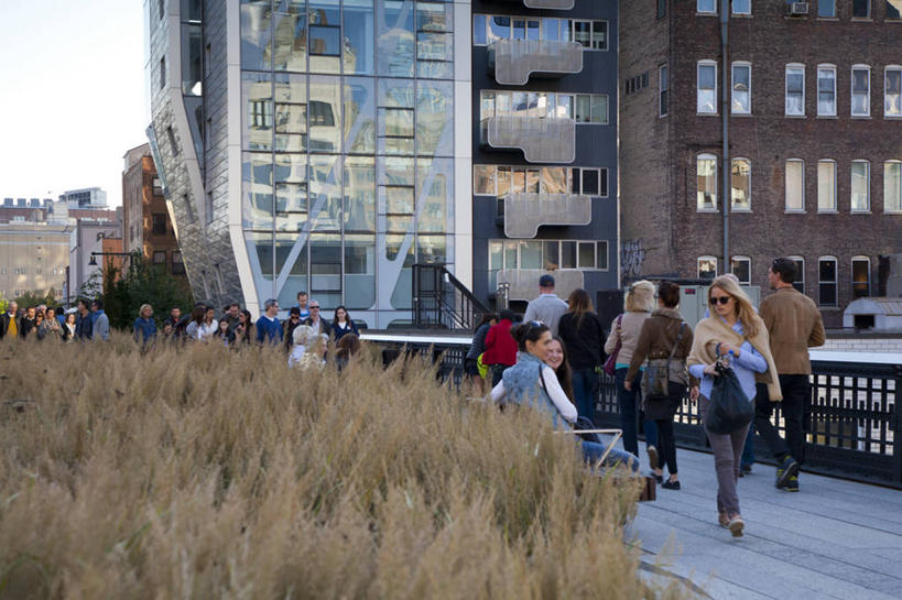 横图,室外,白天,正面,建筑,纽约,美国,行人,花坛,曼哈顿,地标建筑,摄影,干的,彩图