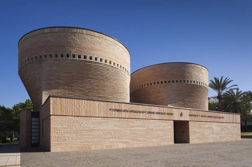 无人,横图,室外,白天,建筑,以色列,教育,摄影,宗教,犹太教,万里无云,特拉维夫,犹太教会堂,彩图,大学