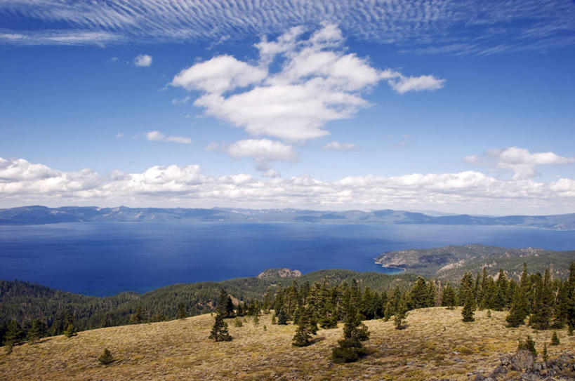无人,横图,室外,白天,湖,山,水,美国,地形,风景,摄影,内华达州,太浩湖,彩图
