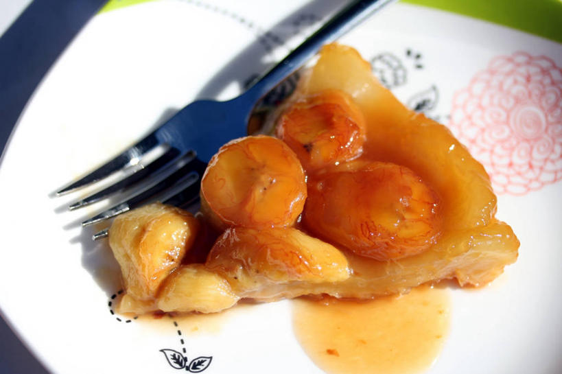 点心,无人,横图,室内,特写,白天,香蕉,日光,德国,叉,食品,甜点,甜品,饮食,食物,糕点,盘子,甜食,摄影,清新,健康食物,萨尔州,萨尔布吕肯,彩图