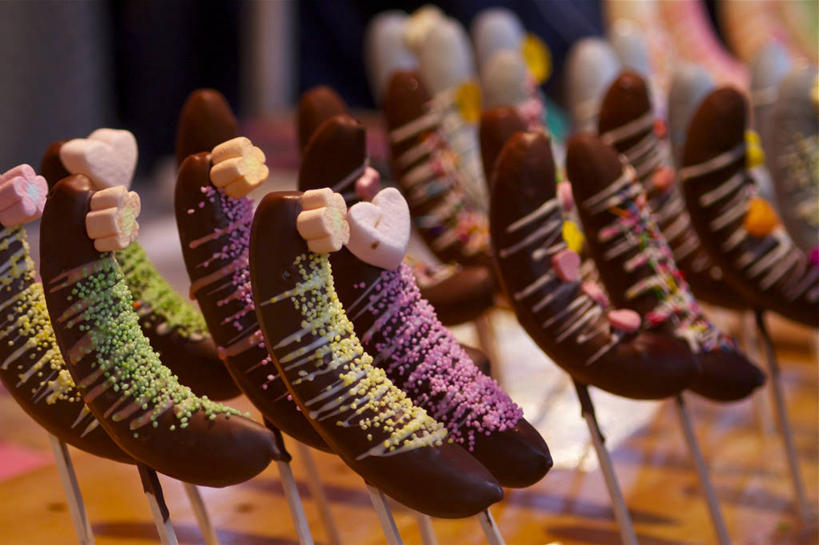 无人,横图,室内,香蕉,东京,日本,许多,庆祝,日本文化,食品,首都,很多,饮食,甜食,巧克力,摄影,清新,彩图,传统节日