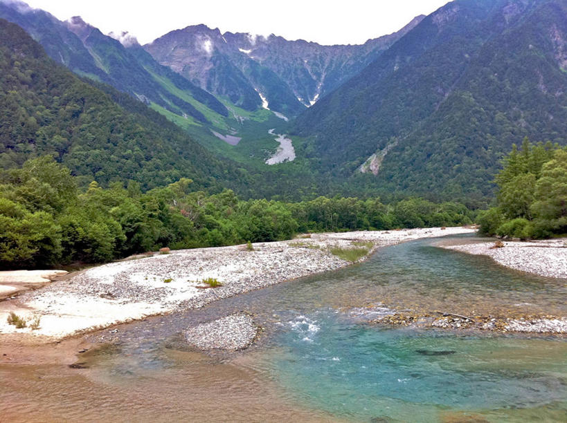 无人,横图,室外,白天,河流,山,山脉,日本,树,风景,天空,自然,摄影,宁静,彩图