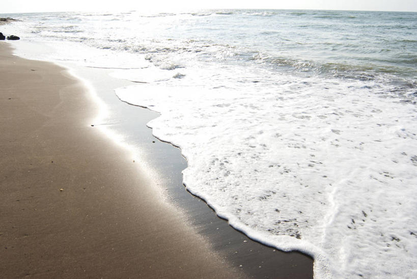 无人,横图,室外,白天,海浪,海洋,台湾,日光,沙子,自然,摄影,宁静,海滩,彩图