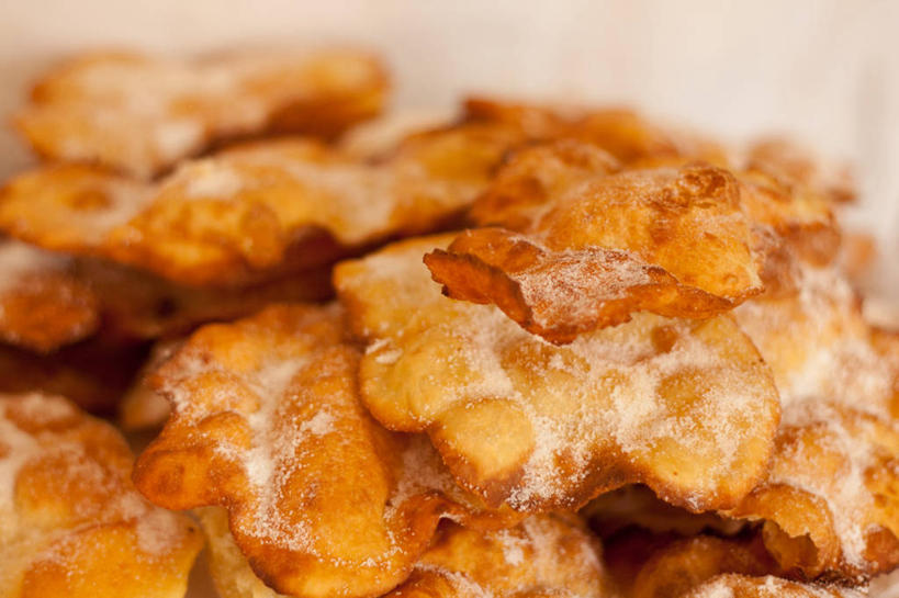 点心,无人,横图,室内,特写,西班牙,油炸,食品,甜点,甜品,饮食,食物,糕点,甜食,诱惑,摄影,糖粉,彩图