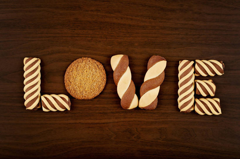 无人,横图,特写,通讯,桌子,希腊,条纹,木制,文字,曲奇,单词,饮食,甜食,摄影,英文字母,创造力,想法,彩图,爱