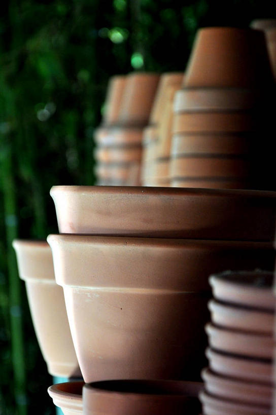 无人,竖图,室外,白天,花盆,美国,堆叠,丰富,摄影,粘土,阿肯色州,美术工艺,彩图