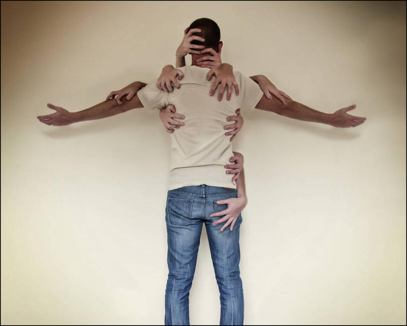 手,横图,白色背景,英国,拿着,休闲装,数码合成,背面,摄影,怪异,部分,彩图,影棚拍摄