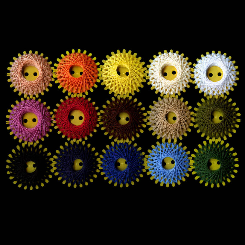 无人,方图,特写,重复,英国,一排,许多,黑色背景,整齐,线,很多,排列,摄影,多样,队列,线轴,式样,美术工艺,彩图,影棚拍摄