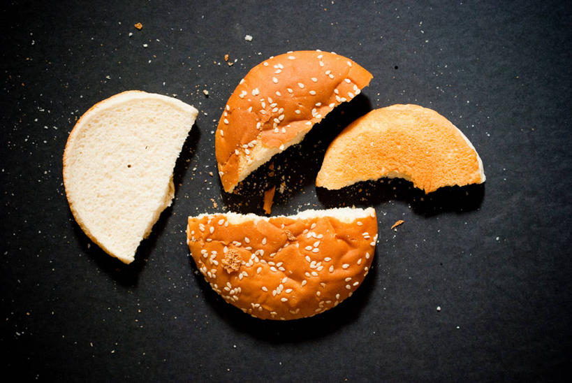 面包,无人,横图,俯视,室内,特写,白天,印度,黑色背景,食品,饮食,摄影,清新,干的,哈里亚纳邦,彩图,高角度拍摄