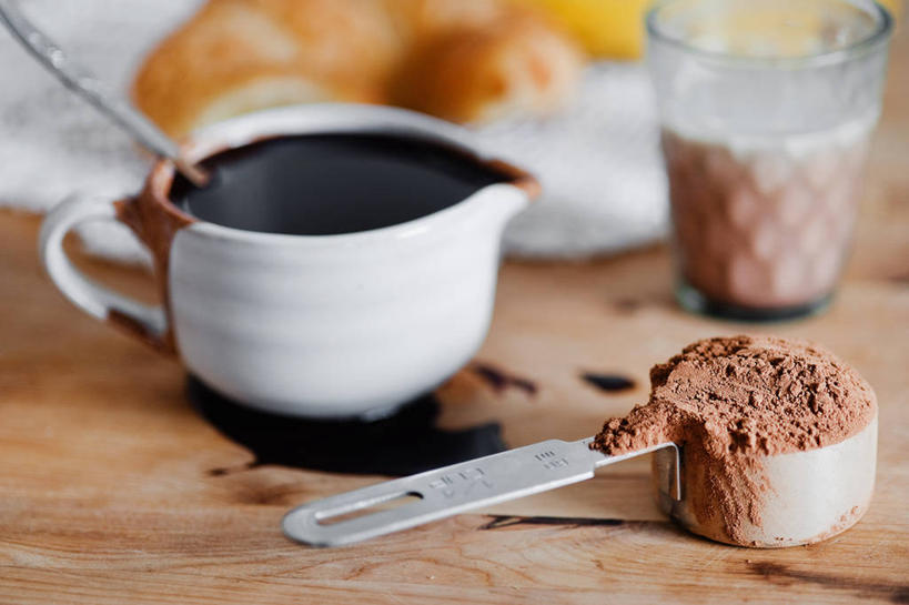 无人,横图,室内,特写,白天,美国,准备,杯,饮食,汤匙,巧克力,摄影,可可粉,清新,健康食物,俄勒冈州,波特兰,量匙,彩图