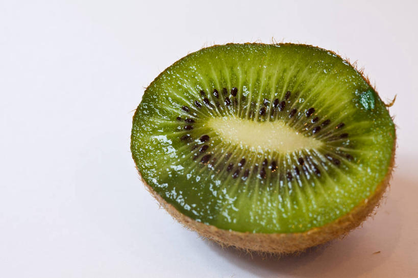 无人,横图,室内,特写,白色背景,猕猴桃,水果,意大利,首都,一个,绿色,摄影,单个,清新,横截面,奇异果,猕猴梨,彩图
