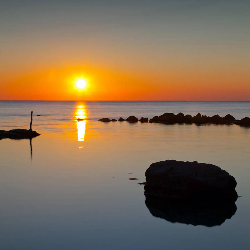 无人,方图,室外,海洋,日落,太阳,日光,意大利,反射,水平线,风景,天空,自然,摄影,宁静,剪影,亚得里亚海,安科纳,岩石,彩图