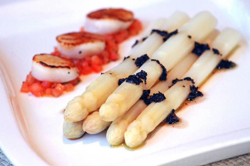 无人,横图,室内,特写,蔬菜,德国,白芦笋,餐盘,饮食,摄影,清新,健康食物,杜塞尔多夫,海产,彩图