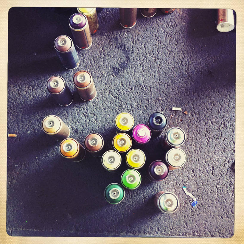 无人,方图,俯视,室内,白天,德国,许多,罐子,很多,摄影,多样,喷漆,选择,法兰克福,黑森州,彩图,高角度拍摄