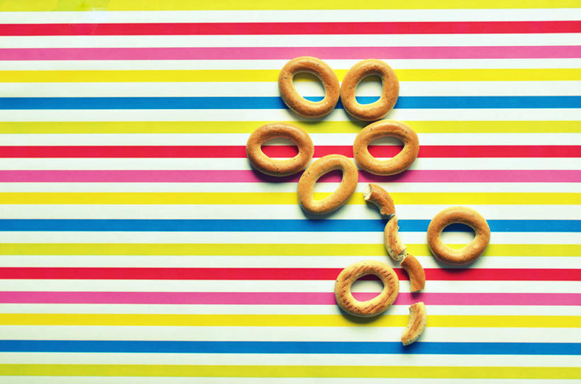 无人,横图,荷兰,花纹,条纹,圆形,食品,摄影,创造力,酥皮糕点,鹿特丹,想法,彩图