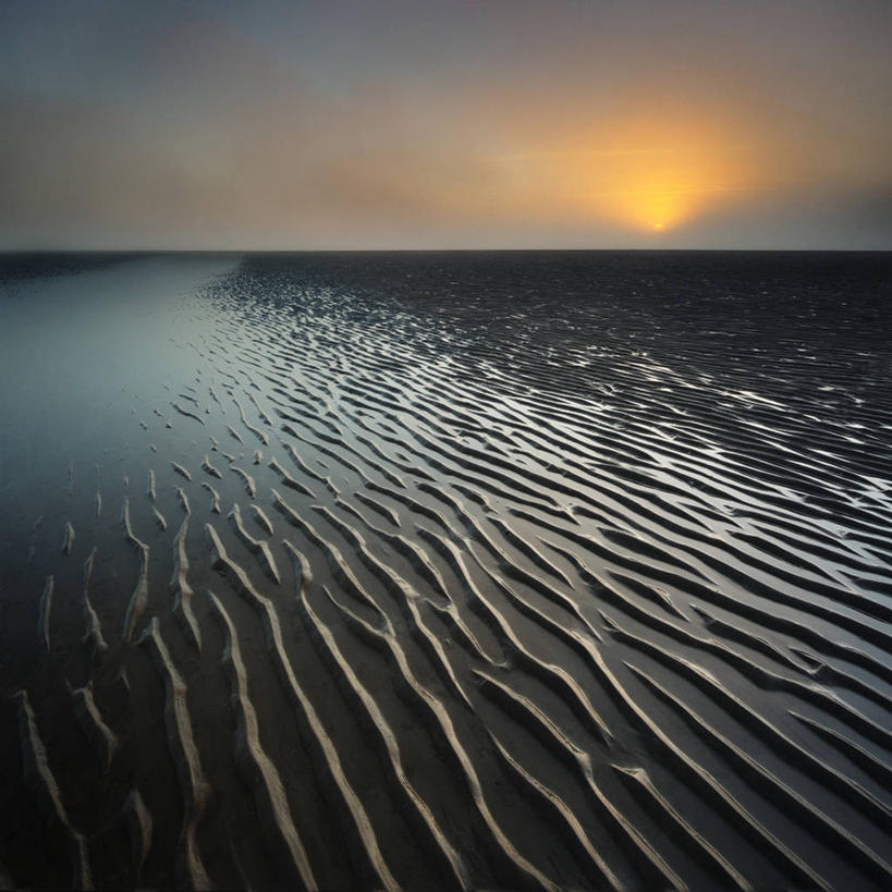 无人,方图,室外,海洋,美景,日落,太阳,雾,英国,景观,水平线,冬天,风景,天空,自然,景色,摄影,宁静,自然风光,默西赛德郡,海滩,彩图