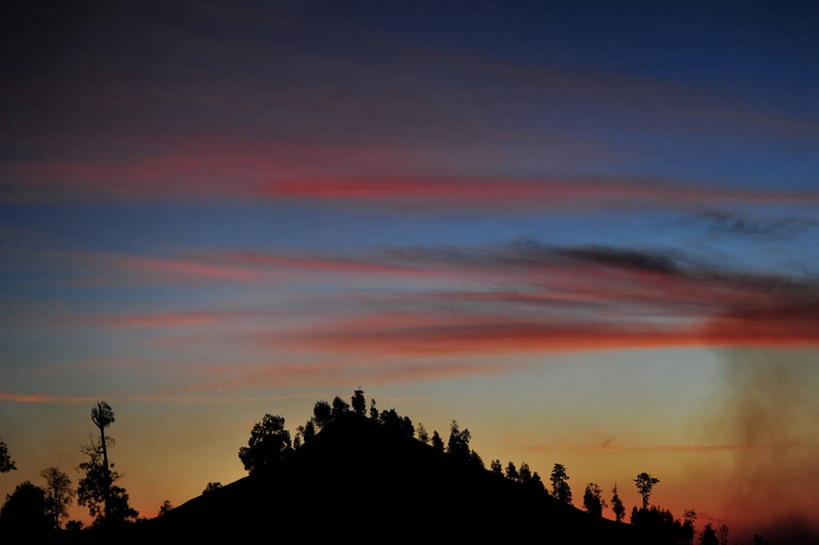 无人,横图,室外,日落,山,印度尼西亚,云,树,风景,天空,自然,摄影,宁静,剪影,龙目岛,彩图,巴厘