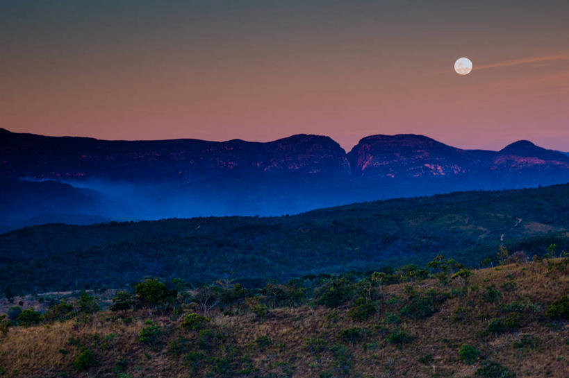 无人,横图,室外,夜晚,美景,山,巴西,景观,田地,月亮,风景,天空,自然,景色,摄影,宁静,自然风光,米纳斯吉拉斯州,彩图