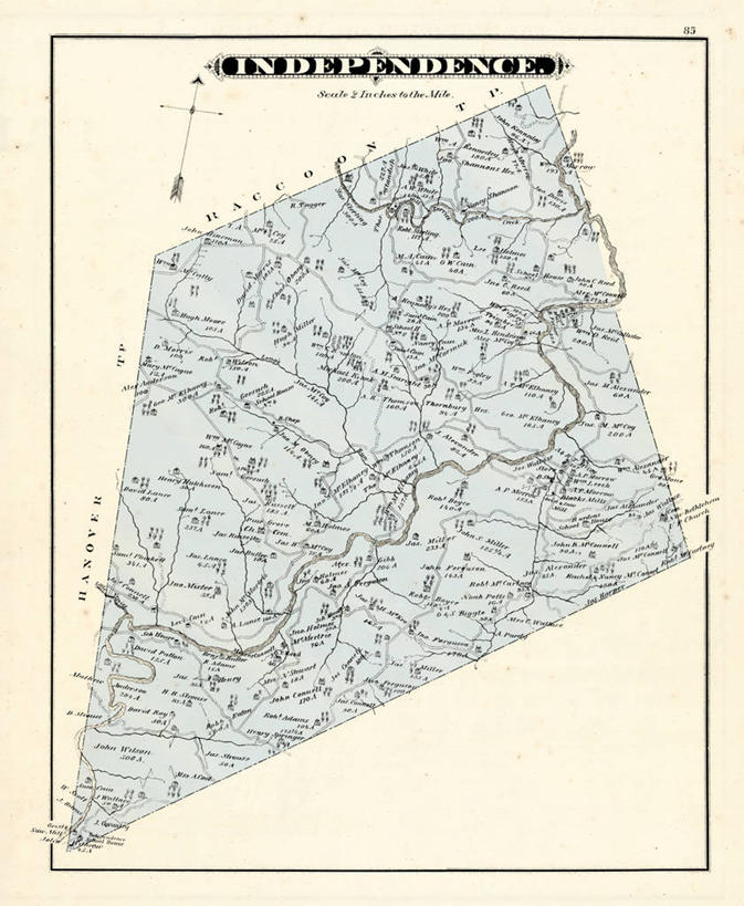 无人,竖图,地图,历史,独立,古董,宾夕法尼亚,彩图