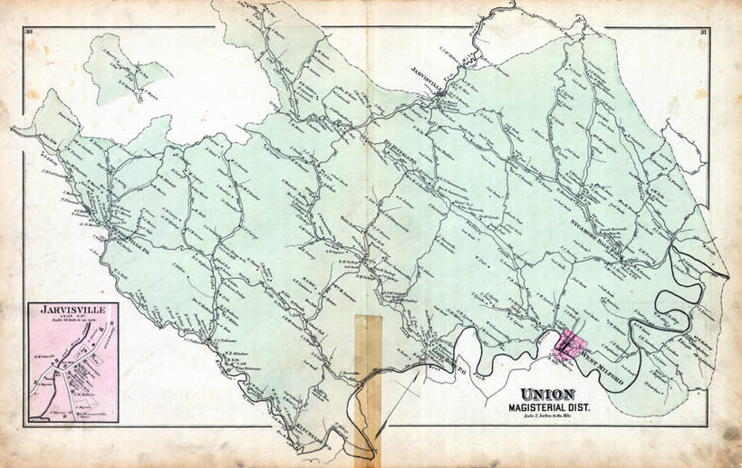 无人,横图,地图,城镇,历史,古董,西弗吉尼亚,彩图