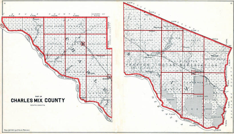 无人,横图,地图,历史,古董,南达科他州,彩图