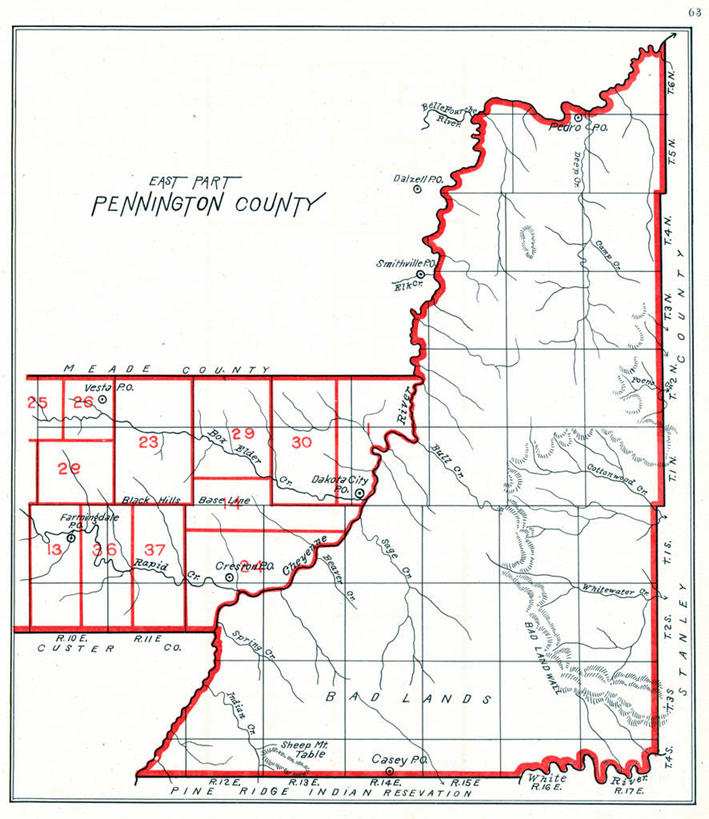 无人,竖图,地图,历史,古董,南达科他州,彩图