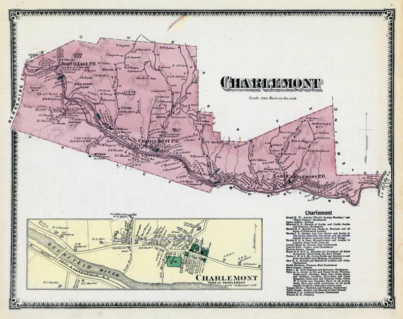 无人,横图,地图,历史,古董,马萨诸塞,彩图