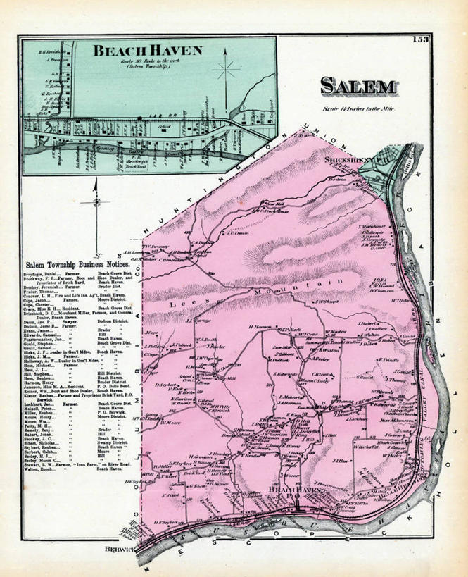 无人,竖图,地图,城镇,历史,古董,宾夕法尼亚,塞伦,彩图