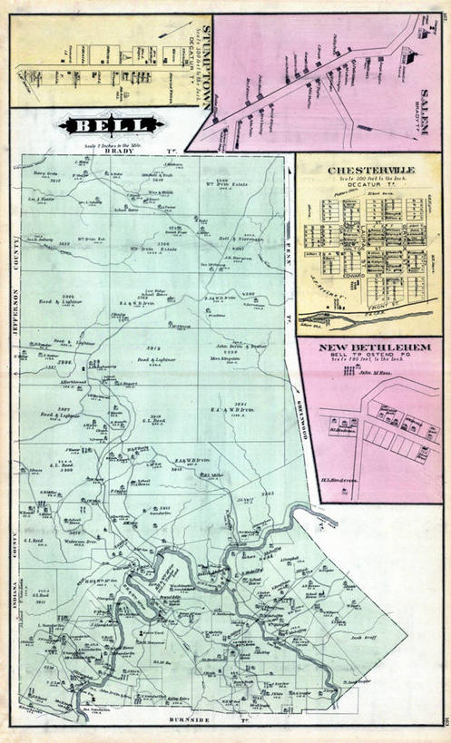 无人,竖图,地图,城镇,历史,古董,宾夕法尼亚,塞伦,彩图