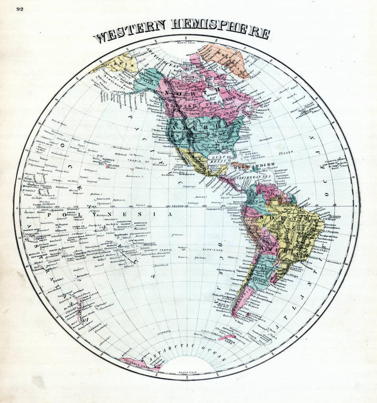 无人,竖图,地图,世界地图,历史,古董,伊利诺斯州,彩图