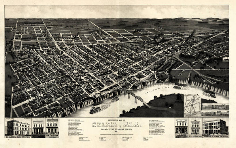 无人,横图,俯视,地图,历史,古董,阿拉巴马州,彩图,高角度拍摄