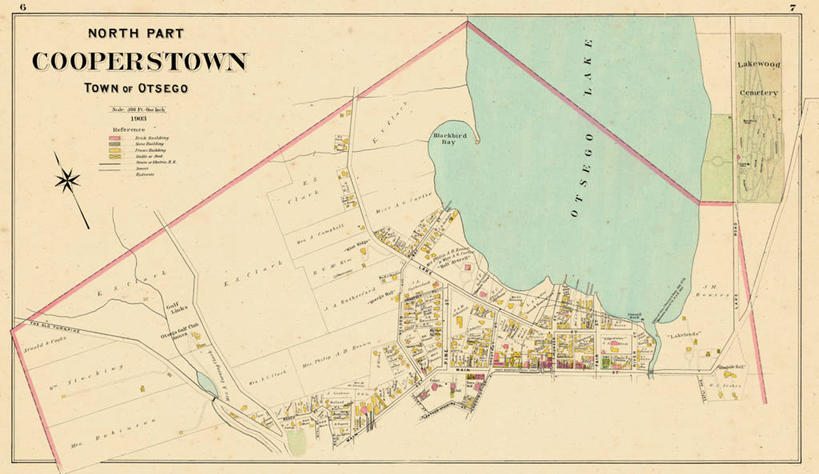 无人,横图,地图,城镇,北,历史,古董,纽约州,彩图