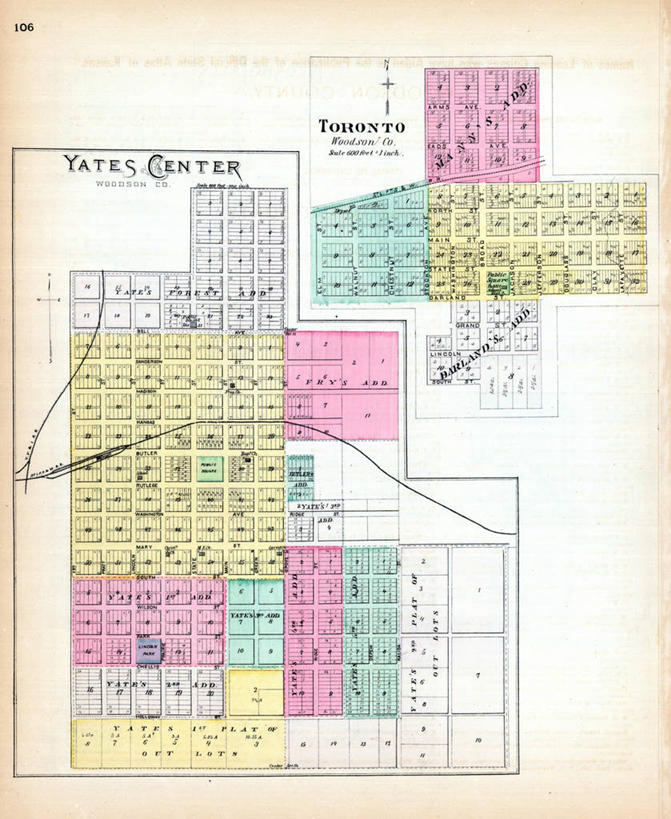 无人,竖图,地图,城镇,历史,古董,多伦多,堪萨斯,彩图
