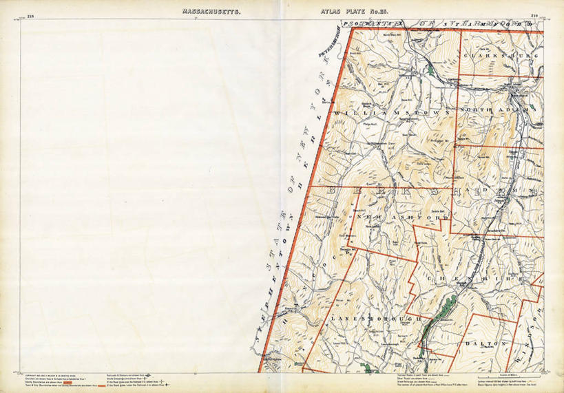 无人,横图,地图,历史,古董,马萨诸塞,波克夏,彩图