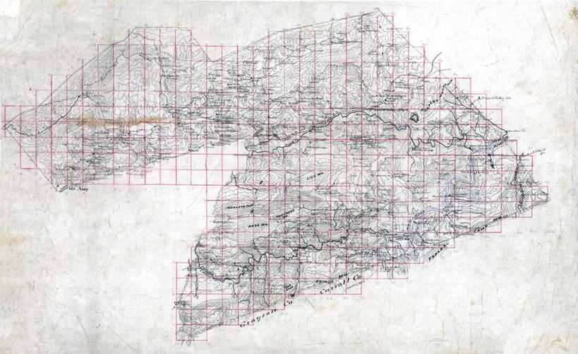 无人,横图,地图,历史,古董,维吉尼亚,彩图