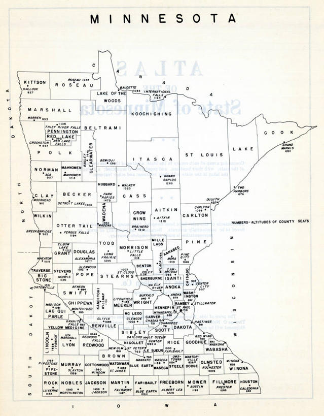 无人,竖图,地图,历史,古董,明尼苏达,彩图