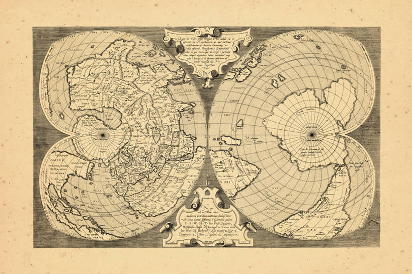 无人,横图,地图,世界地图,历史,古董,彩图,旅行
